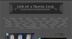 Desktop Screenshot of lifeofatravelczar.com